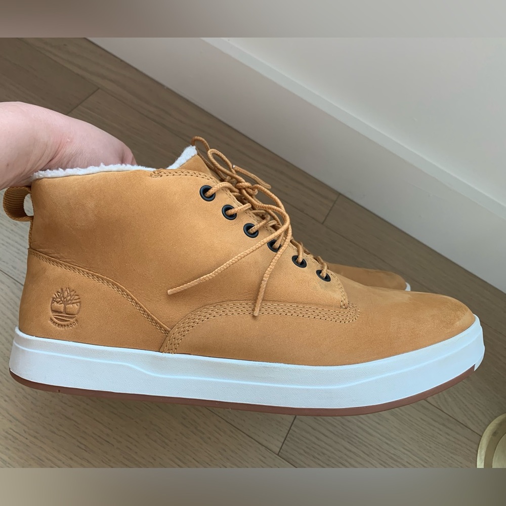 Timberland Men’s Davis Square Lined Waterproof Boots